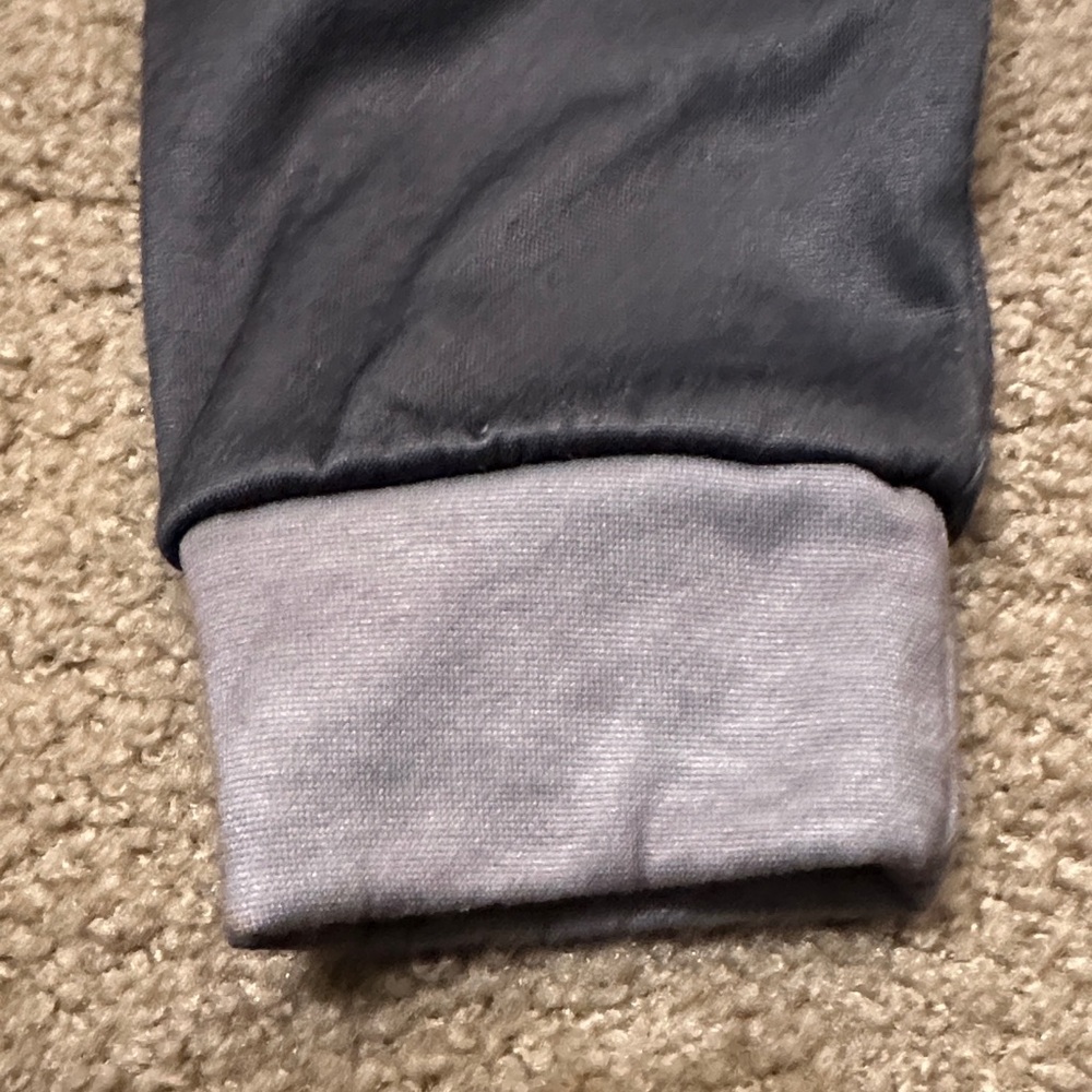 Carhartt Mens Long Sleeve Quarter-Zip Pullover T Shirt Dark Gray Size S - Picture 8 of 9